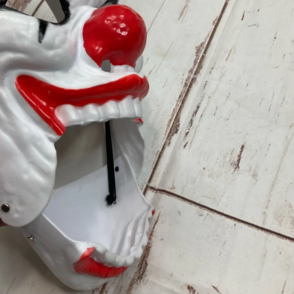 Scary Joker Mask Jabber Jaw Clown Halloween Mask Sz OSFM